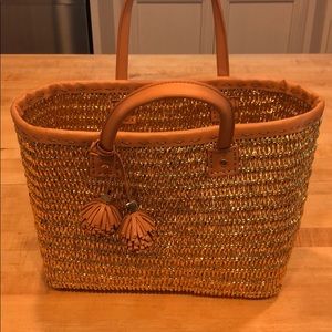 Gold weave bag - never used
